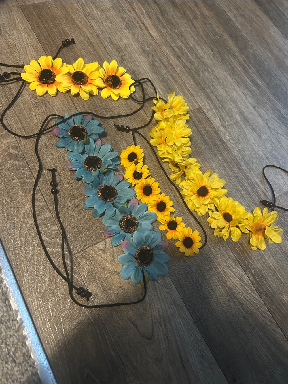 Lot of flower crown headbands